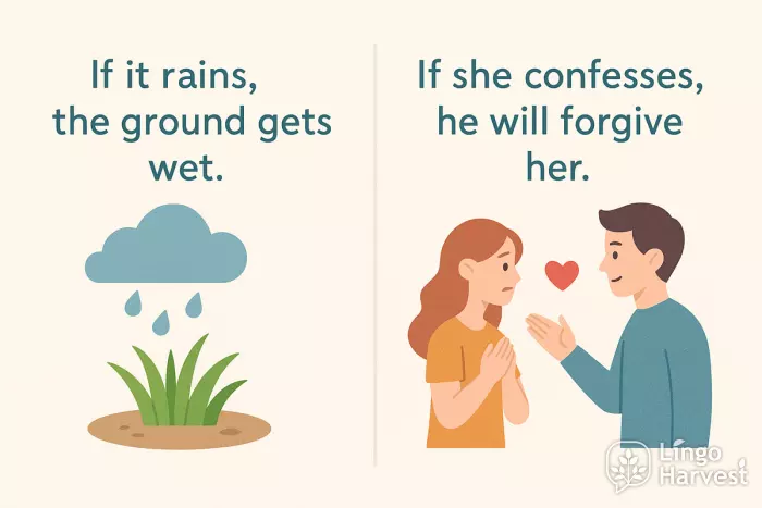 zero conditional rain ground wet confess forgive