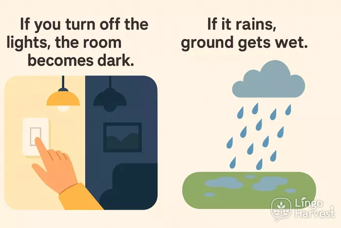 zero conditional lights dark rain wet