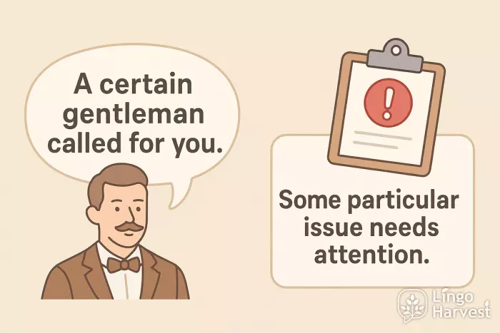a certain vs some particular usage examples