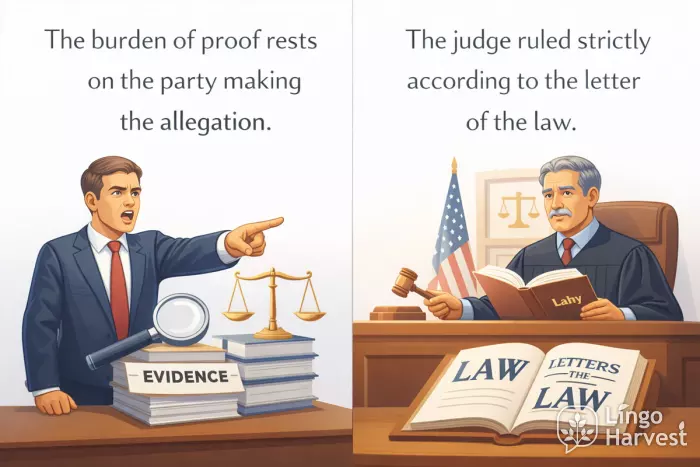 burden of proof legal judgment law