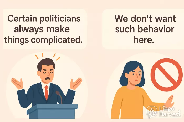 certain politicians complicated behavior warning