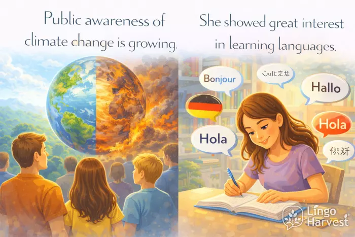 climate change awareness and interest in learning languages