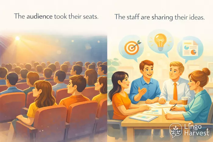 collective nouns audience staff plural agreement example