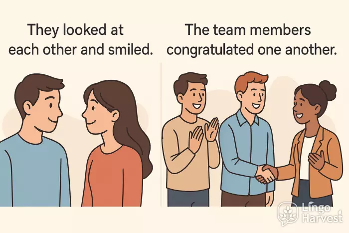 each other vs one another examples