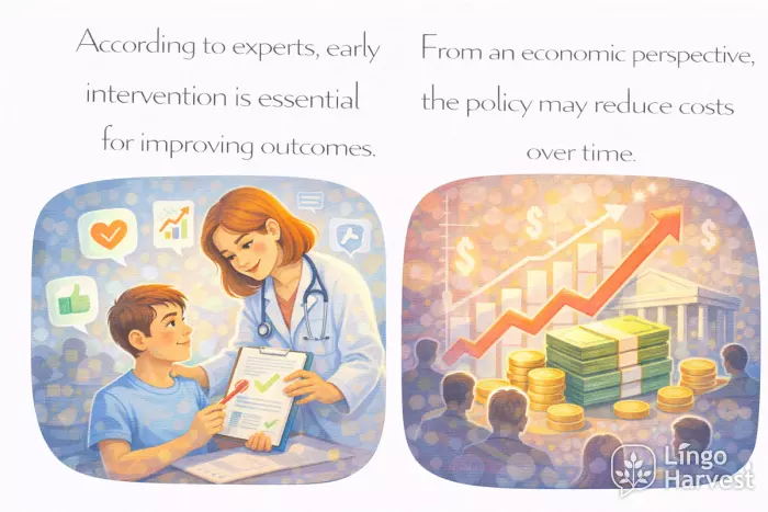 early intervention improves outcomes, economic perspective policy reduces long-term costs