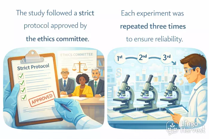 ethics protocol study experiments repeated reliability