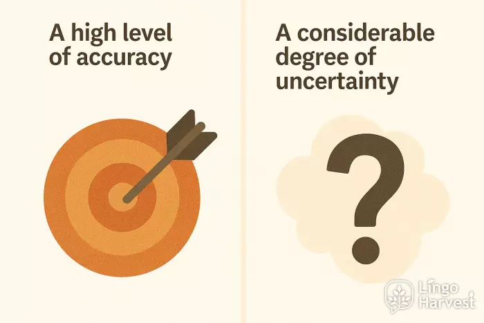high accuracy vs uncertainty level