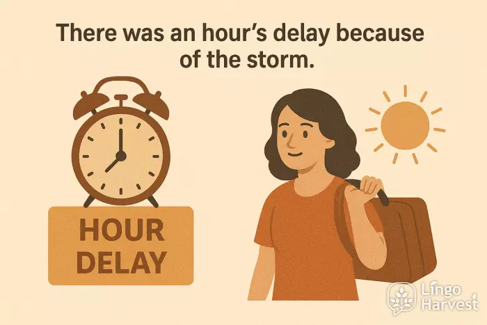 hour delay storm week holiday July