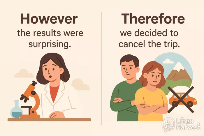 however therefore surprising results cancel trip