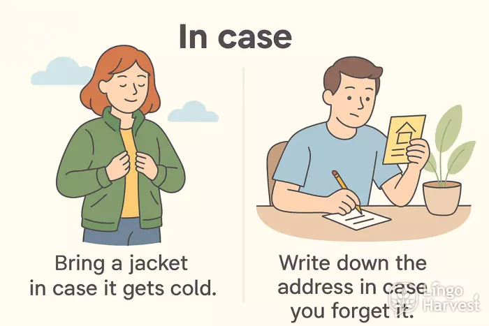 in case jacket cold address forget