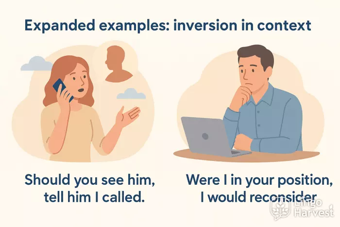 inversion conditionals should were examples