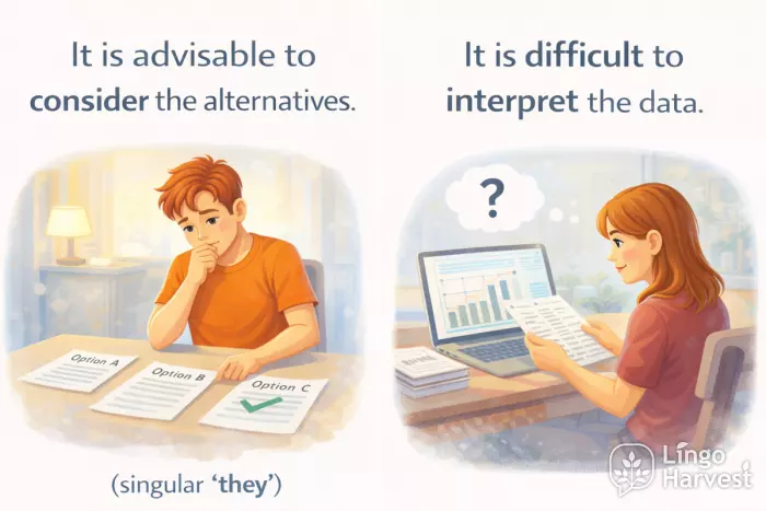 it is structure examples advisable alternatives difficult interpret data