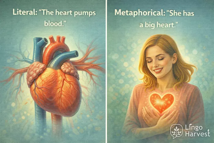 literal heart pumps blood and metaphorical big heart
