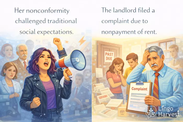 nonconformity social expectations nonpayment rent