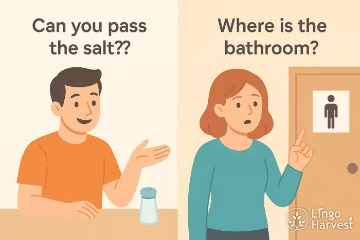 pass the salt question where is bathroom