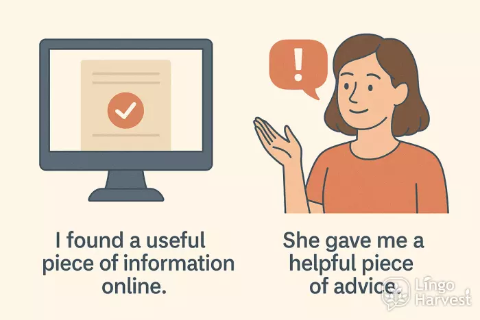 piece of information online piece of advice helpful