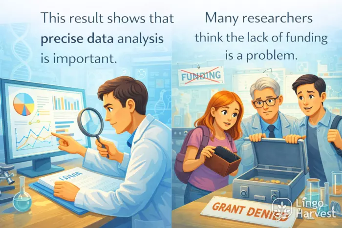 precise data analysis and research funding problem