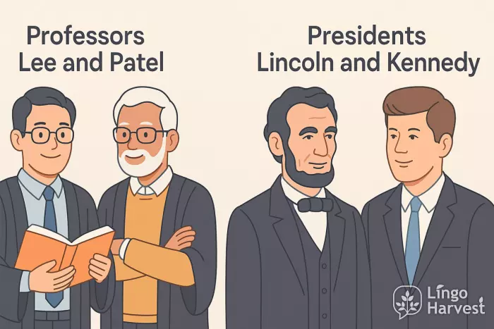 professors lee patel presidents lincoln kennedy