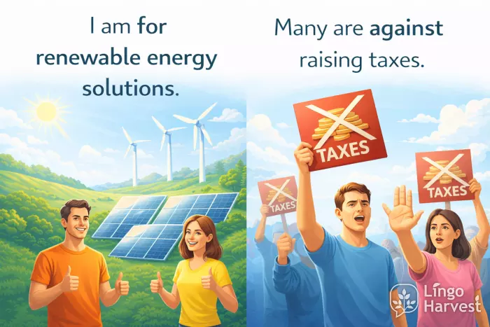 renewable energy support vs tax protest