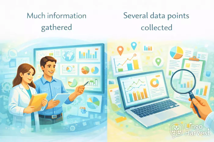 research information data points collected