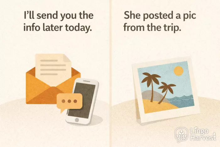 send info later posted trip photo