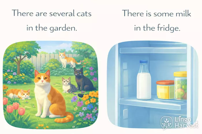 there is there are cats garden milk fridge