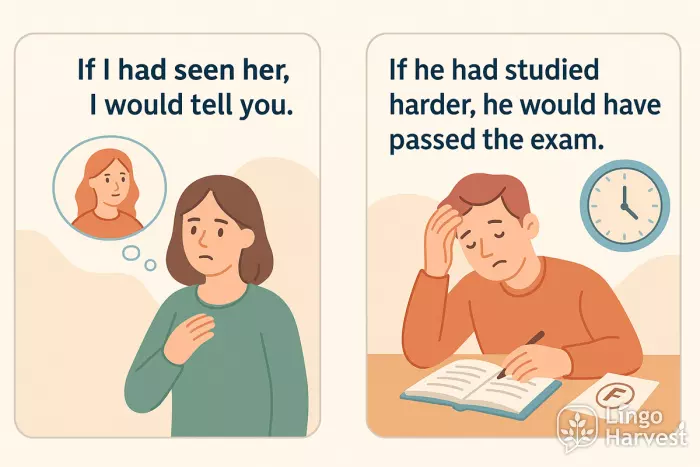 third conditional examples seen her studied harder