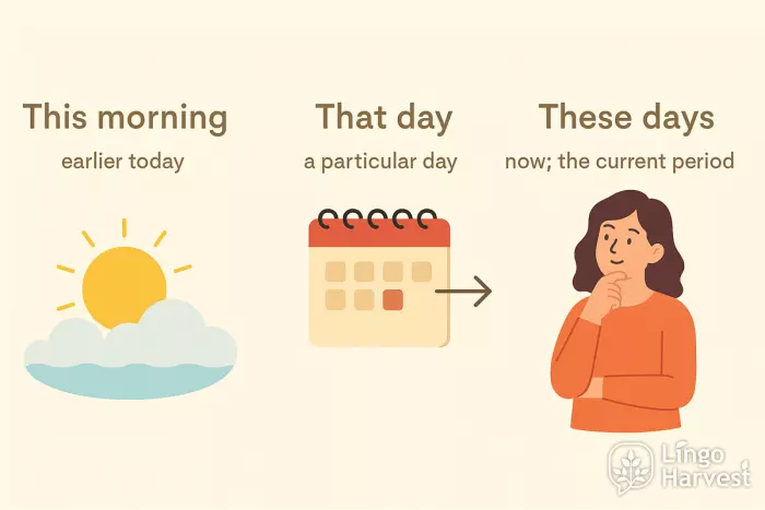 this that these time expressions examples