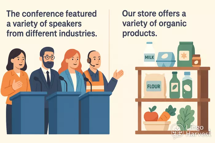 variety of speakers organic products