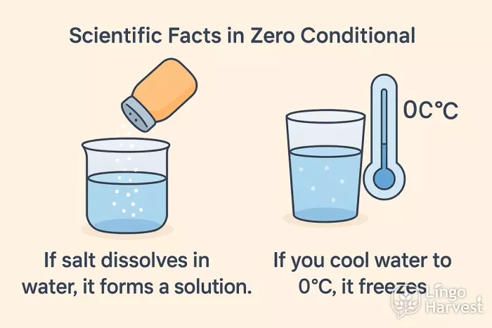 zero conditional scientific facts salt water freezes