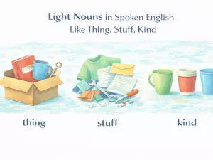 Light Nouns in Spoken English Like Thing, Stuff, Kind