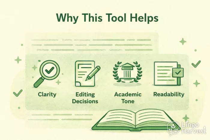 Passive voice tool benefits: clarity, editing, academic tone, readability
