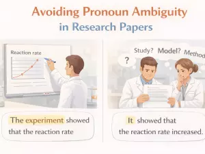 Avoiding Pronoun Ambiguity in Research Papers