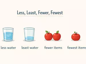 Less vs Least vs Fewer vs Fewest: Forms and Usage Explained