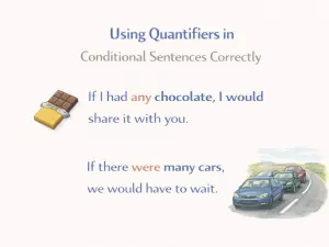 Using Quantifiers in Conditional Sentences Correctly
