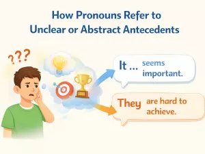 How Pronouns Refer to Unclear or Abstract Antecedents