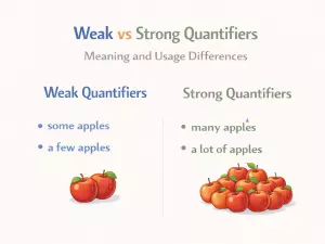 Weak vs Strong Quantifiers: Meaning and Usage Differences