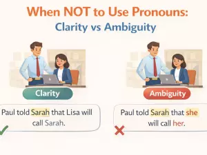 When NOT to Use Pronouns: Clarity vs Ambiguity