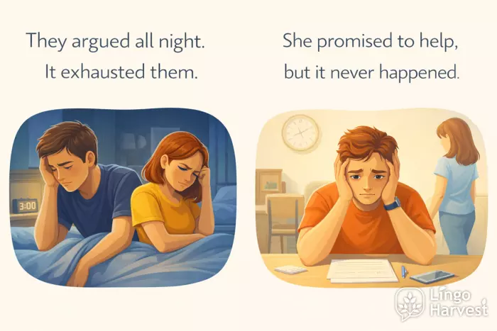ambiguous pronouns exhausted them broken promise example