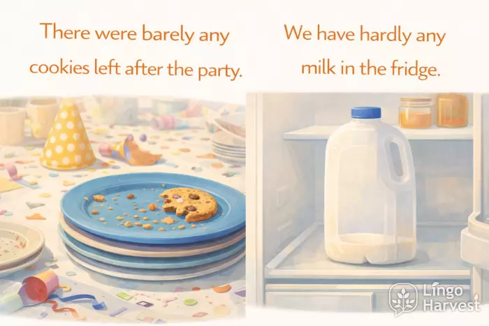 barely any cookies hardly any milk after party fridge