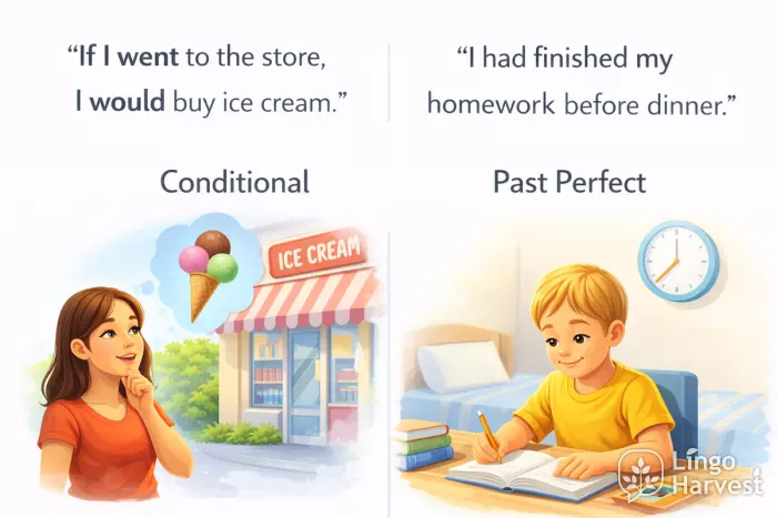 Conditional sentence and past perfect example