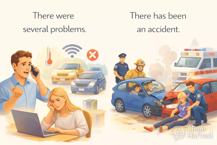 existential there problems versus accident situation examples