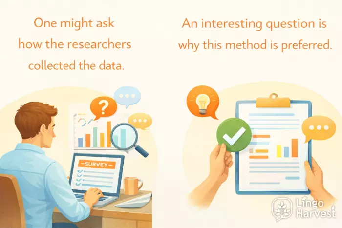 formal indirect questions academic English examples