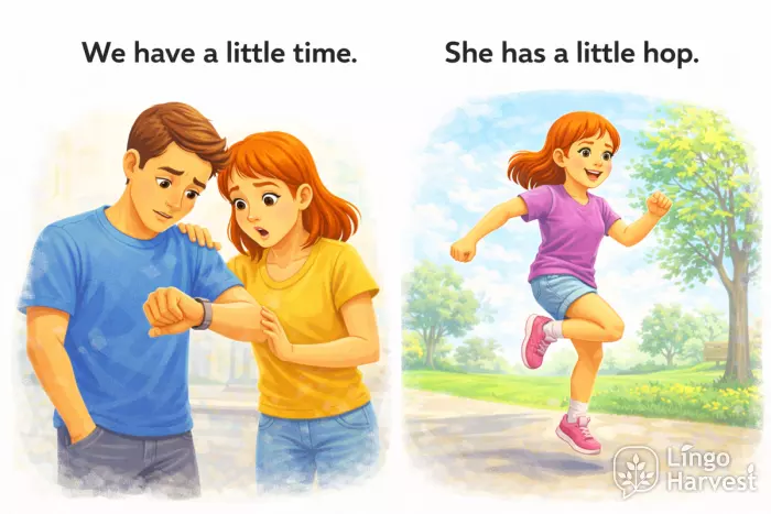 a little time and a little hop examples with clock and jumping