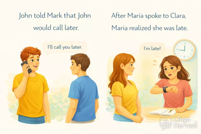 ambiguous pronoun reference John Mark Maria Clara