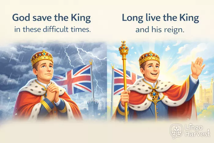 God save vs long live expressions