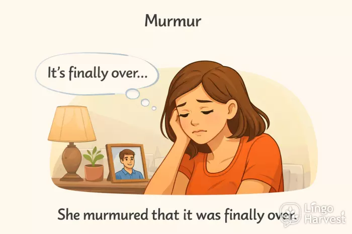 reported speech murmur past simple emotional statement
