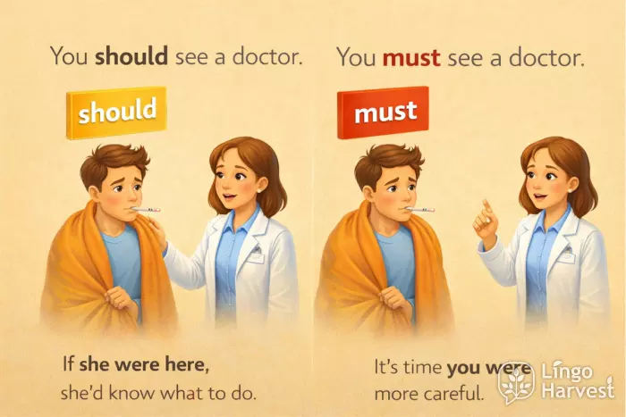 Should versus must advice strength