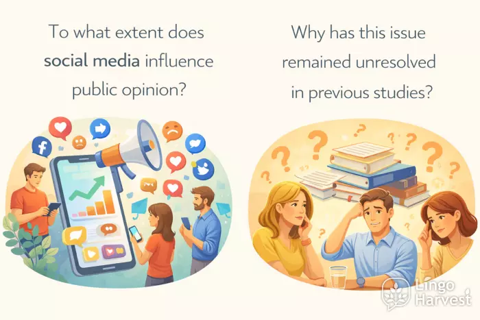 social media influence on public opinion research questions