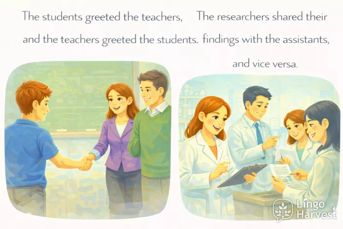 students teachers greetings researchers assistants sharing findings